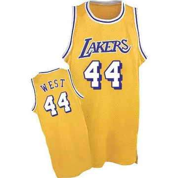 Jerry West Los Angeles Lakers Yellow Retro Swingman Jersey 
